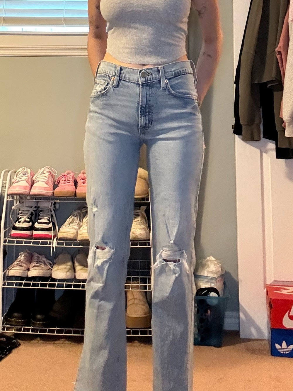 GAP Light Blue Denim '90s Loose Jeans size 0/25